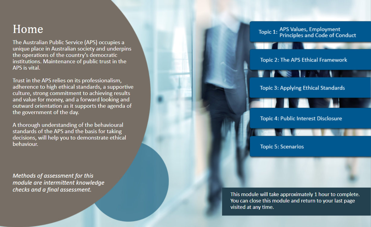 eLearning module sample